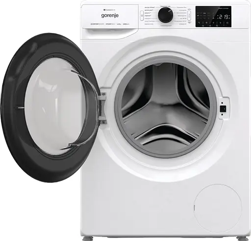 Стиральная машина Gorenje фронтальная 8 кг 1400 A+++ 465 см дисплей инвертор пара Wi-Fi белый - фото 6