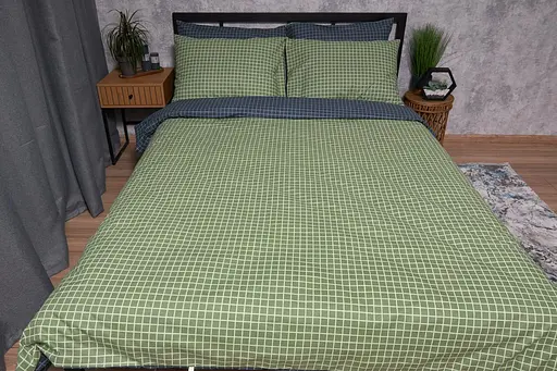 Комплект постільної білизни Moon&Star Бязь Gold Люкс Hunter King Size 220x240 наволочки 4х70х70 - фото 2