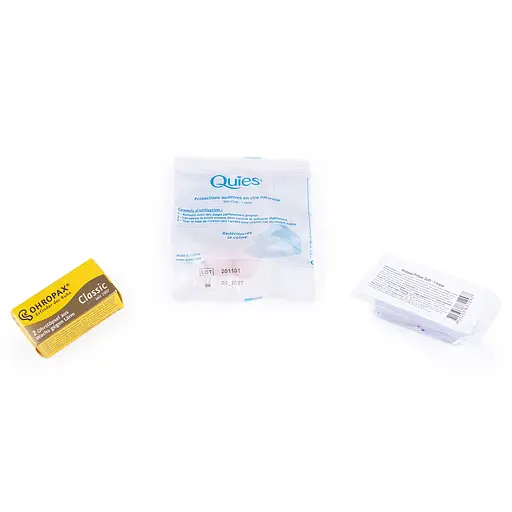 Пробний набір силіконових і воскових беруш із 3 пар. Quies+Ohropax+Mack's Pillow Soft (981-02) - фото 2