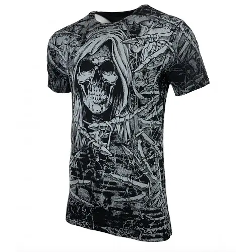 Футболка Xtreme Couture by Affliction Men T-Shirt Soul Taker Black Biker 4XL - фото 2