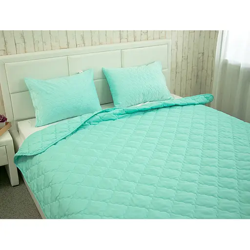 Одеяло силиконовое Руно Comfort 155х210 см 317.52СЛКУ_Бирюзовый - фото 5