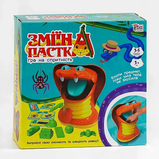 Настільна гра "Зміїна пастка" 38265 4FUN Game Club, в коробці (6945717411586) - фото 1