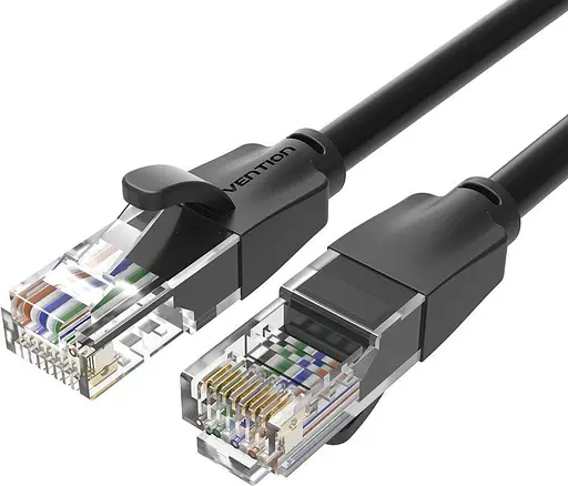 Патч-корд Vention Cat.6 UTP Patch Cable 0.5 м Black (IBEBD) - фото 1