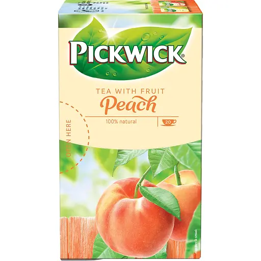 Чай чорний Pickwick ароматизований зі шматочками персика 20 шт. х 1.5 г - фото 4