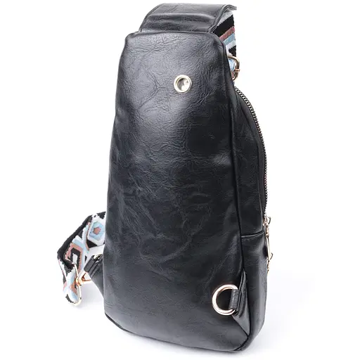 Женская слинг сумка Vintage через плечо из экокожи 16х30х8 см sum0026955 - фото 2