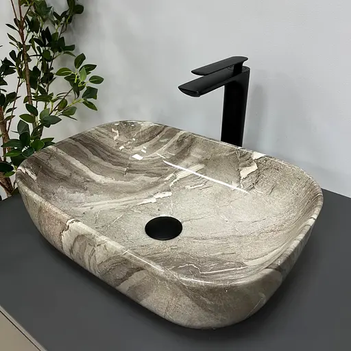 Умивальник VBI Ravenna Jasper накладний VBI-011211, Мармур - фото 3