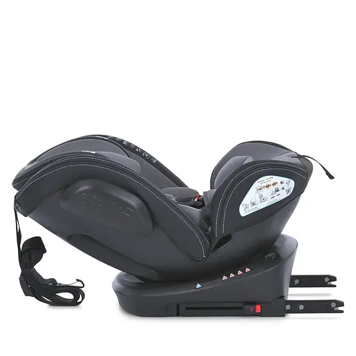 Автокрісло дитяче 0-36 кг ME 1045 EVOLUTION 2 360° ISOFIX/Top Tether з поворотом, Чорно-сіре - фото 13