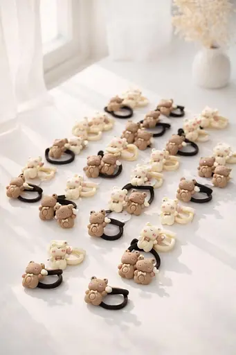 Дитячий набір аксесуарів для милих зачісок 20 шт. - фото 1