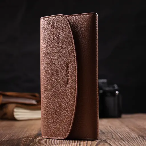 Отличный женский кошелек с монетницей на молнии из натуральной кожи Tony Bellucci 19х9.5х1.5 см acs0029641 - фото 6