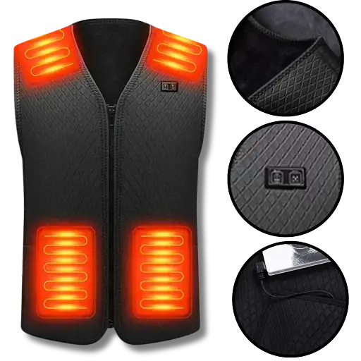 Термо жилет з підігрівом usb розмір 2XL