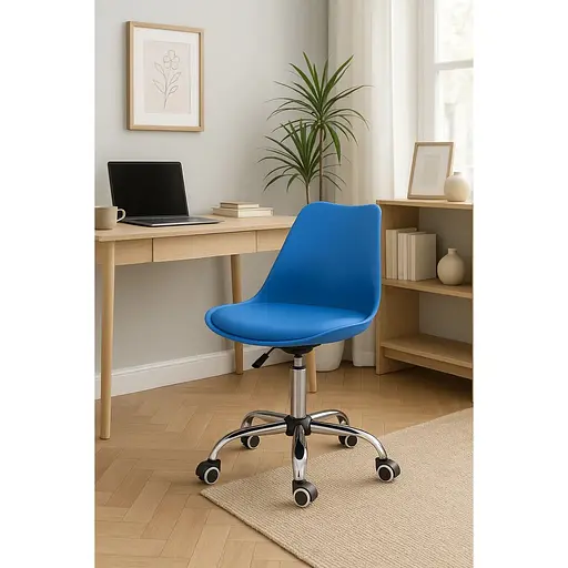 Офисное кресло Leobert Alba синий - фото 2