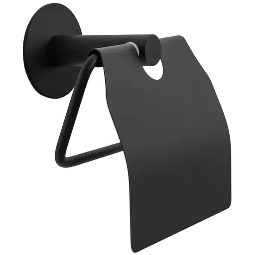 Тримач для туалетного паперу Rea 322219A black REA-77057 Чорний матовий - фото 1