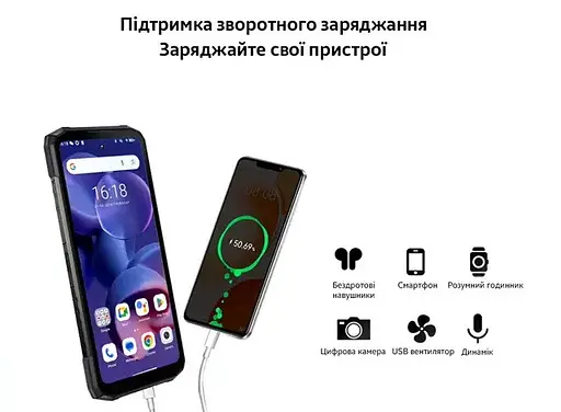Смартфон Doogee Fire 6 6/256Gb Abyss Black (черный) с акб 10400 мАч - фото 6