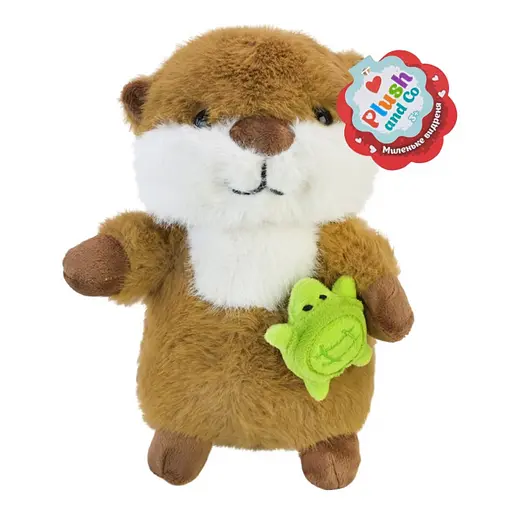 Дитяча м'яка іграшка "Видреня" Plush and Co PLC25008-1, 15х20х22 см - фото 1