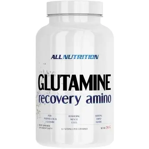Аминокислота AllNutrition Glutamine Recovery Amino, 250 грамм - Апельсин