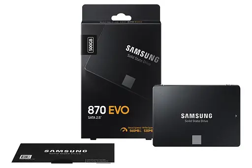 SSD-накопитель Samsung 870 EVO[MZ-77E500BW] - фото 4