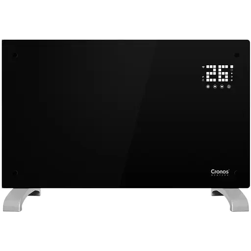Конвекторний обігрівач 2 в 1 Cronos Heaters 2000 W Wi-Fi Black