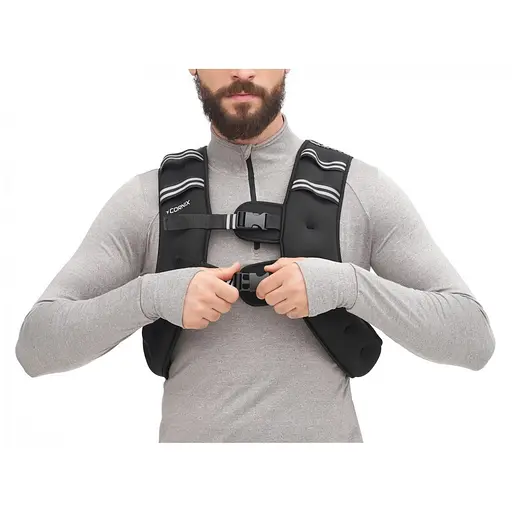 Жилет-утяжелитель для тренировок Weight Vest Cornix XR-0344 Black 8 кг - фото 3