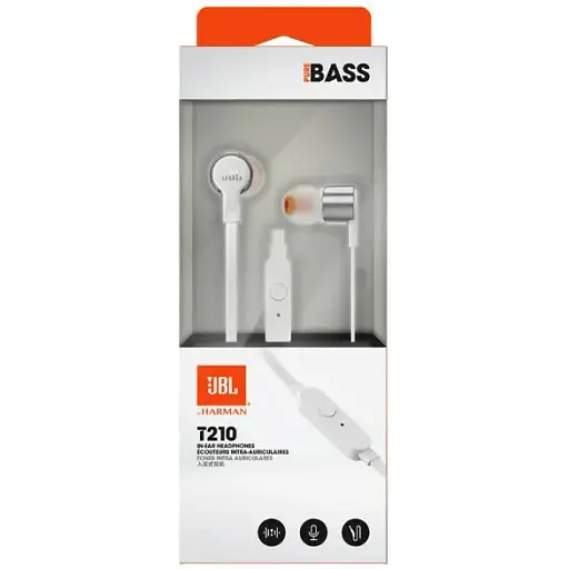 Навушники JBL HF Harman Tune210 Grey (JBLT210GRY) UA - фото 3