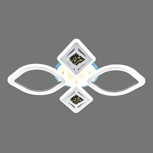 Люстра світлодіодна Valeso V 2134-2+2C-TL WH з пультом - фото 2