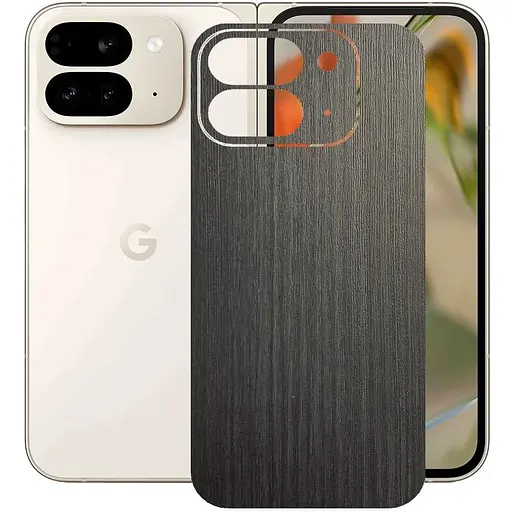 Захисна плівка StatusSKIN для Google Pixel 9 Pro Fold Корпус Вініл Дерево сріблясто-чорне