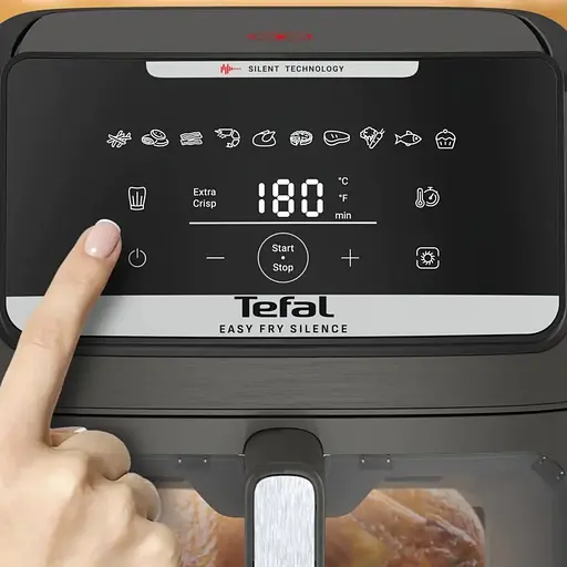 Мультипіч Tefal Easy Fry Silence XXL 1800 Вт темно-сіра (EY846HE0) - фото 13