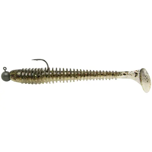 Силікон Keitech Swing Impact 4.5" (6 шт/уп) 417 Gold Flash Minnow - фото 3