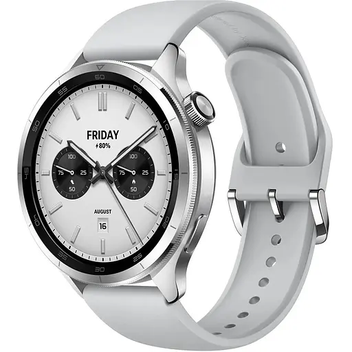 Смарт-годинник Xiaomi Watch S4 Silver (BHR9197GL)