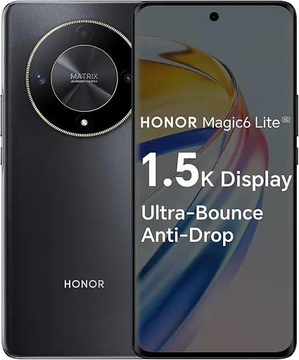 Смартфон Honor Magic6 Lite 5G 8/512Gb Midnight Black NFC (чорний) - фото 5