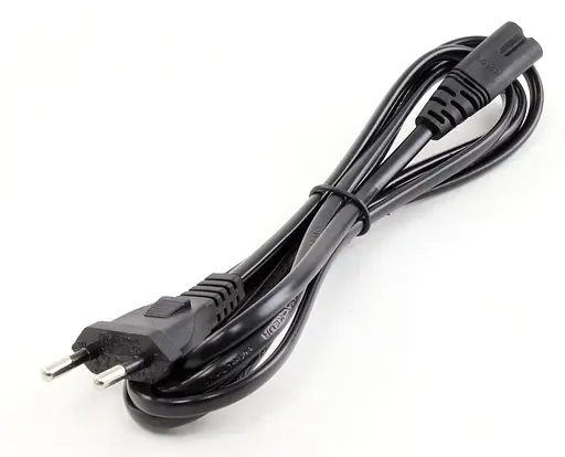 Кабель живлення Cablexpert PC-184/2 2 піни для побутової техніки 1.8 м чорний - фото 2