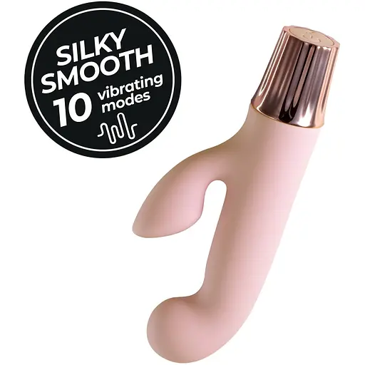 Міні-вібратор Crushious Mellow Cony рожевий 13.5 х 2.5 см - фото 6