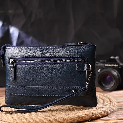 Клатч кожаный мужской Canpellini 21,5х13,5х1 см sum0022424 - фото 8