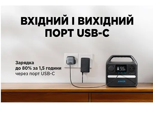 Портативна зарядна станція Anker 521 Power House - фото 8