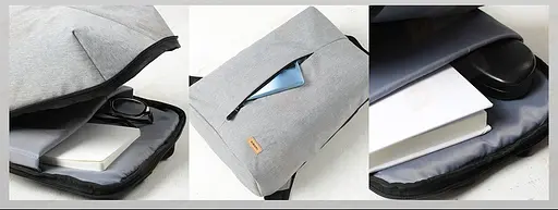 Городской рюкзак Xiaomi Mi Custom Simple Backpack BHR7091CN светло-серый - фото 6