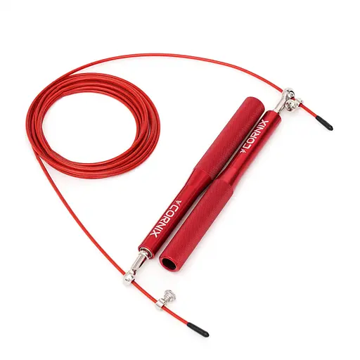 Скакалка скоростная для кроссфита Cornix Speed Rope XR-0158 Red - фото 3