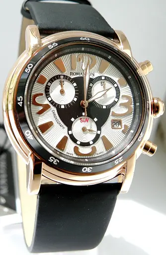 Часы Romanson TL7239HMRG WH кварц. Chronograpaph