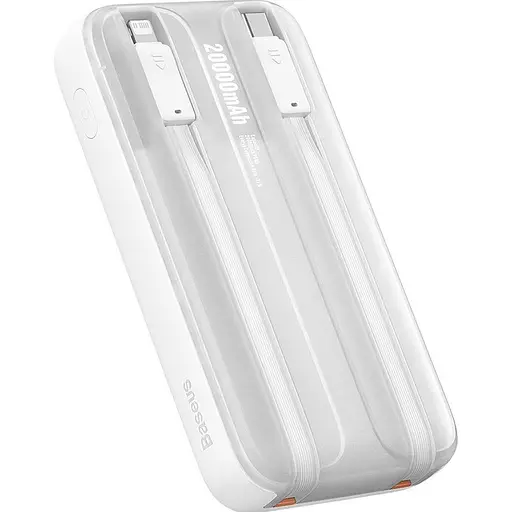 Зовнішній акумулятор Baseus Comet Digital Display 20000mAh 22.5W White PPMD020102 (125032) - фото 5
