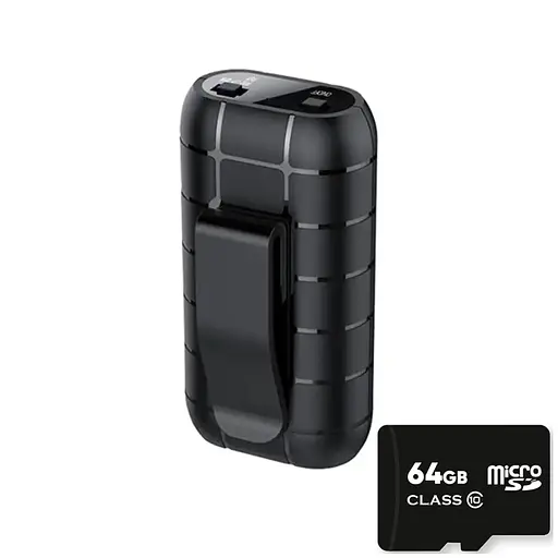 Міні диктофон з великим часом роботи Nectronix A50+, з пам'яттю 64 Гб, кліпса, магніт (100836-64)