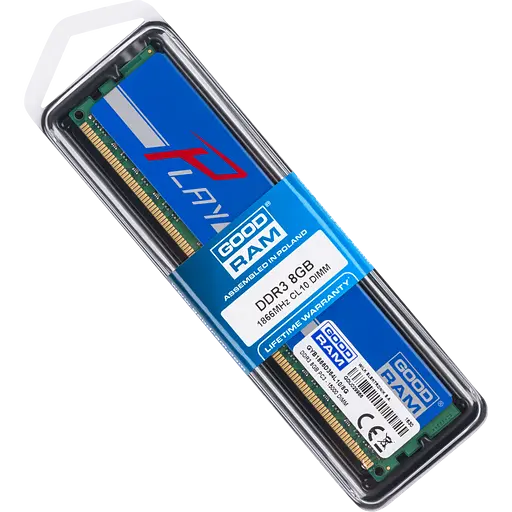 Оперативна пам'ять GoodRam 8GB DDR3 1866MHz Play Blue (GYB1866D364L10/8G) Б/В