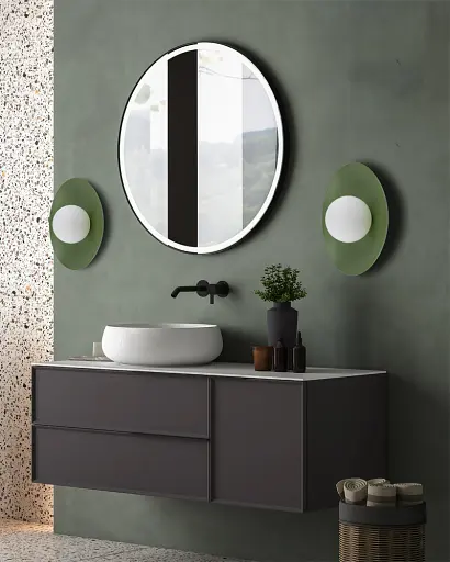 Бра, настенный светильник TK Lighting 10935 Slate G9 1x8W IP20 зеленый - фото 2