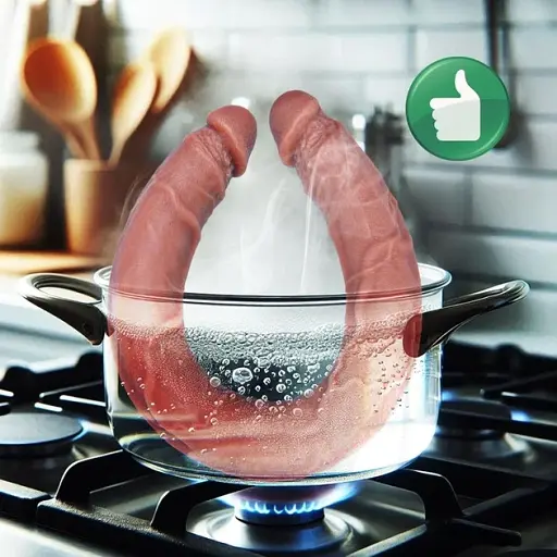 Двосторонній фалоімітатор I’MCUM Double Trouble Тілесний (7970379617694) - фото 6