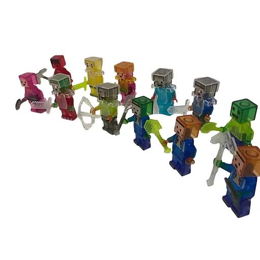 Набор игровых фигурок персонажи My World 12 шт. с оружием (44002) - фото 5