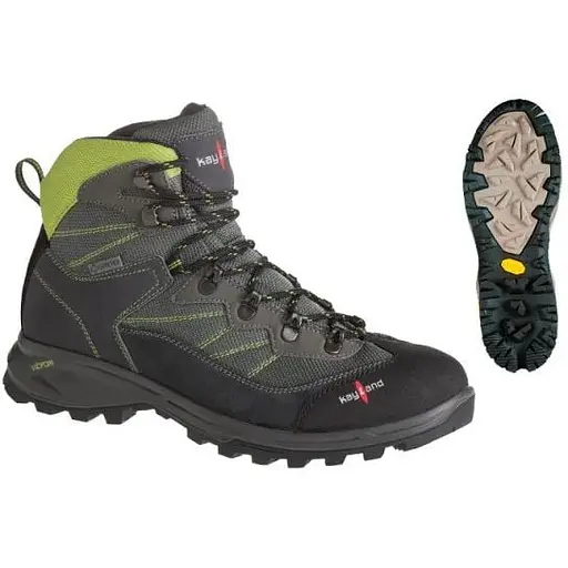 Туристические ботинки Kayland Taiga GTX 43 Серый/Зеленый (KAY-01801-1125-43) - фото 2
