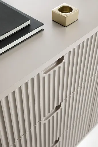 Комод Perfect Home Зова/Zova 2-дверный с 3 ящиками и золотыми ножками KSZ168 Кашемир (PFH-091282) - фото 5