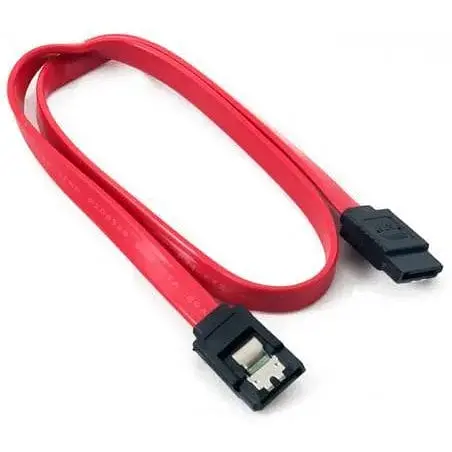 Кабель Sata Red 50 см ExtraDigital с защелками (KBD1659)