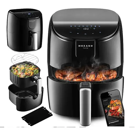 Аерофритюрниця Mozano Active Fryer Silver - фото 1