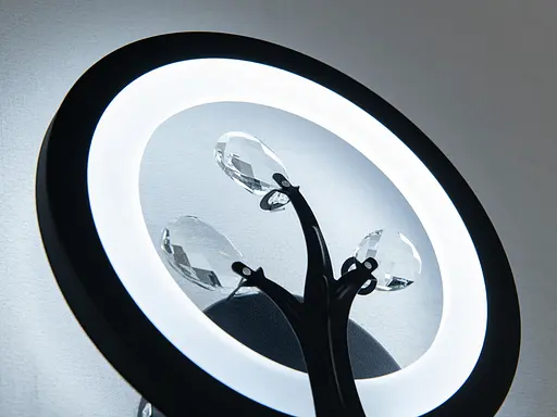 Світлодіодний дизайнерський світильник Romin 16 W чорний - фото 4