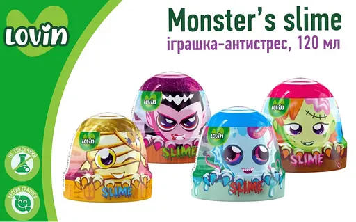 Іграшка-антистрес Monster’s Slime, TM Lovin, 120 мл - фото 2