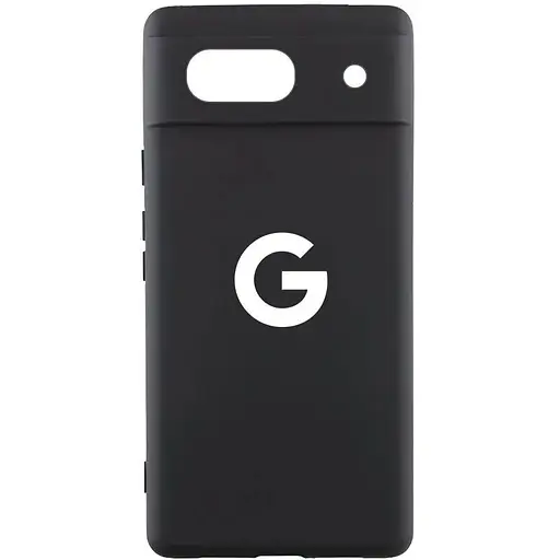 Чехол Lakshmi Silicone Cover Full Camera (AA) with logo для Google Pixel 7a Черный / Black