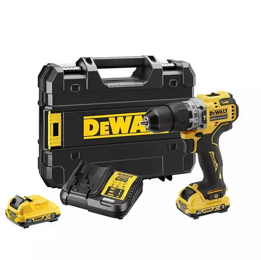 Дрель-шуруповерт аккумуляторный ударный DeWalt с АКБ и ЗП DCD706D2 - фото 6